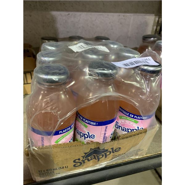 Snapple Strawberry Kiwi Case lot of 12 x 473ml