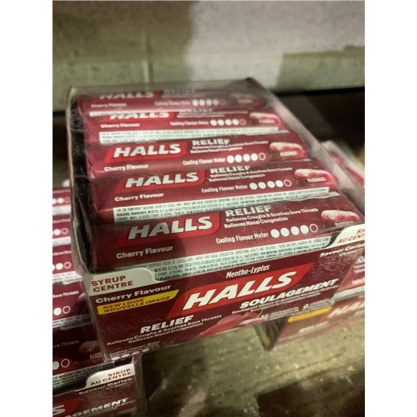 Halls Cherry Mentho Lyptus Box of 20