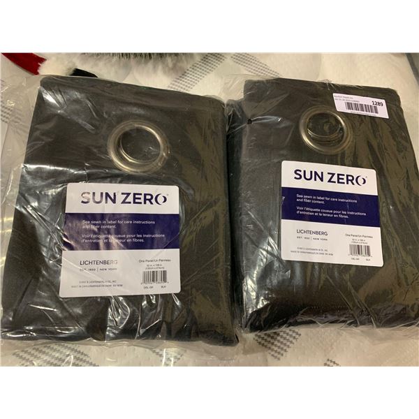 NEW set of Sun Zero Lichtenburg Black out panels Lot of 2
