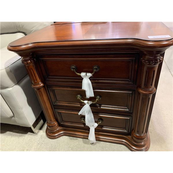 NEW Triple Drawer Colonial Style Night Stand