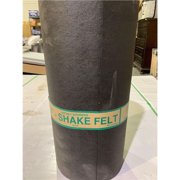 Roll of HAL Industries ashphalt saturated Shake Felt 18" (215 Sq Ft)