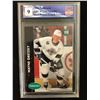 Image 1 : 1992 PARKHURST #207 WAYNE GRETZKY 1000 POINTS FRENCH VERSION (GCG 9)