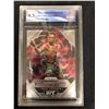 Image 1 : 2021 PANINI PRIZM UFC #4 ISRAEL ADESANYA FIREWORKS (GCG 9.5)