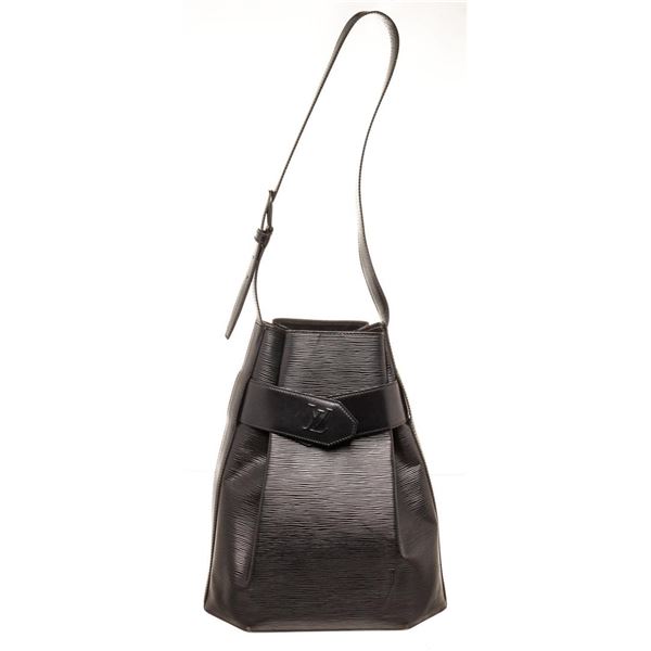 Louis Vuitton Black Epi Leather Sac D'epaule Shoulder Bag