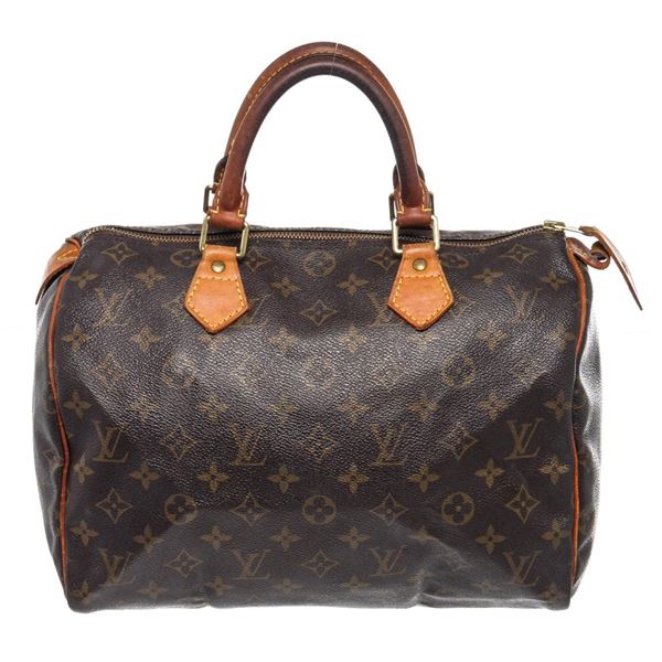 Louis Vuitton Brown Speedy 30cm Satchel Bag