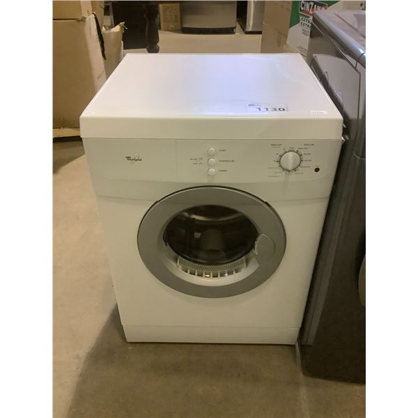 WHIRLPOOL APARTMENT SIZE CLOTHES DRYER MODEL YLEW0050PQ