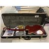 Image 2 : DAN ELECTRO ELECTRIC GUITAR MISSING STRINGS WITH TRAVELLING HARD CASE