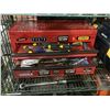 Image 2 : TOOL ORGANIZER WITH CONTENTS, RYOBI CORDLESS DRILL (NO BATTERY), HEATER, AND MORE