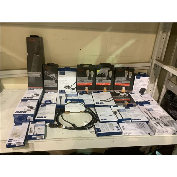 INSIGNIA, ROCKETFISH, AND BEST BUY ESSENTIALS ITEMS : HDMI CABLES, ADAPTERS, CONVERTERS, & MORE