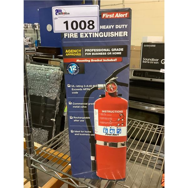 *NEW* FIRST ALERT HEAVY DUTY FIRE EXTINGUISHER