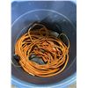 Image 2 : BIN WITH 4 EXTENSION CORDS