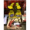 Image 1 : *NEW* CAROL 12FT 8 GAUGE ALL COPPER ANGLE CLAMP BLOWER CABLES AND 10 NEW BOTTLES OF WINDSHIELD