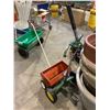 Image 2 : SPREADER AND GREEN ROLLING CART