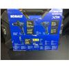 Image 2 : *NEW* KOBALT XTR 24V MAX BRUSHLESS 3-TOOL COMBO KIT 2 BATTERIES AND 1 CHARGER INCLUDED