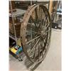 Image 2 : 2 ANTIQUE WAGON WHEELS