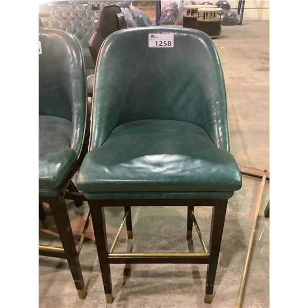 GREEN BAR STOOL 30" HEIGHT