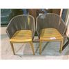 Image 1 : 2 MATCHING WOODEN CHAIRS