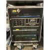 Image 2 : PROFESSIONAL POWER AMPLIFIERS ON ROLLING CART