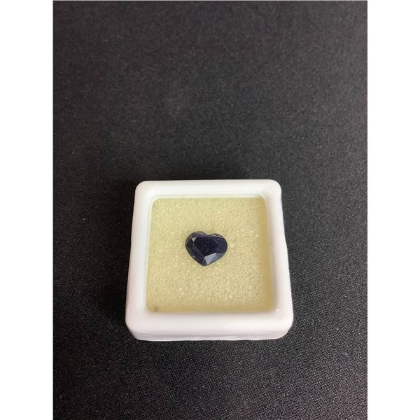 NATURAL BLUE SAPPHIRE 1.695CT 8.20 X 6.93 X 3.53MM HEART CUT MADAGASCAR UNTREATED