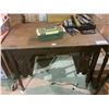 Image 2 : VINTAGE DESK WITH CONTENTS ON TOP