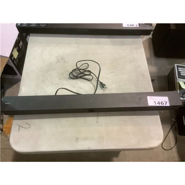 *TESTED WORKING* SONY SOUND BAR WITH POWER CORD MODEL SA-CT290