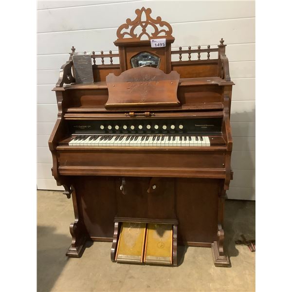 THE T. EATON C9 LIMITED GRAND PIANO TORONTO  & WINNIPEG CANADA