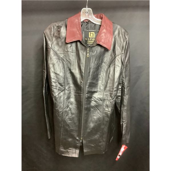 *NEW WITH TAGS* VIP LEATHER CANADA FINE LAMBSKIN LEATHER JACKET SIZE XL