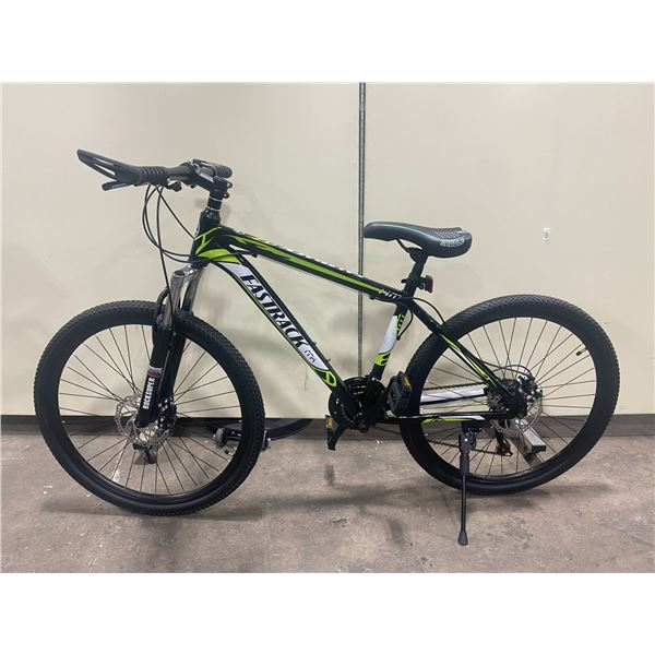 NEW IN BOX MH FASTRACK BLACK/NEON GREEN 24 SPEED FRONT SUSPENSION MOUNTAIN BIKE