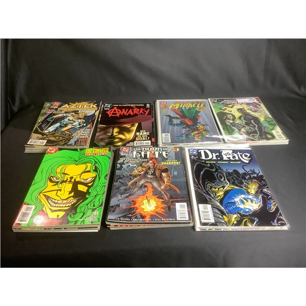 LARGE COLLECTION OF COMIC BOOKS TITLES INCLUDE: DR. FATE, THE BOOK OF FATE, THE CREEPER, SUPERMAN