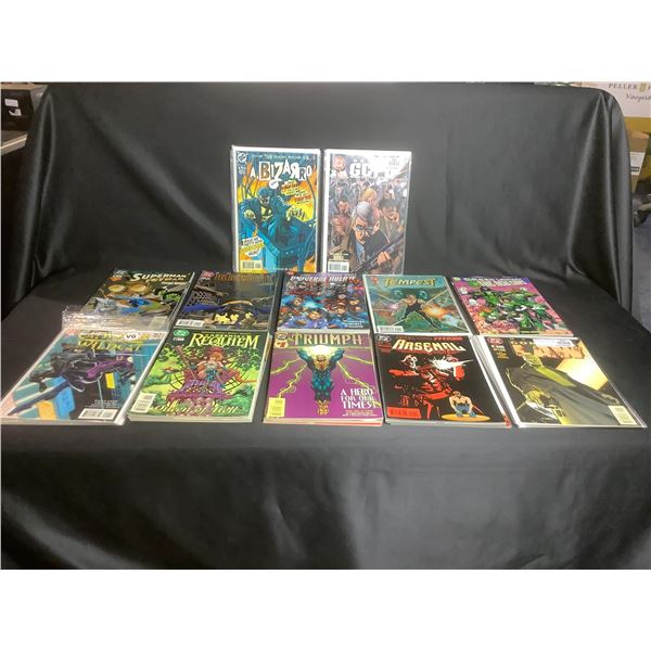 LARGE COLLECTION OF COMIC BOOKS TITLES INCLUDE: BATMAN, A.BIZARRO, GORDON LAW, ARSENAL, TRIUMPH,