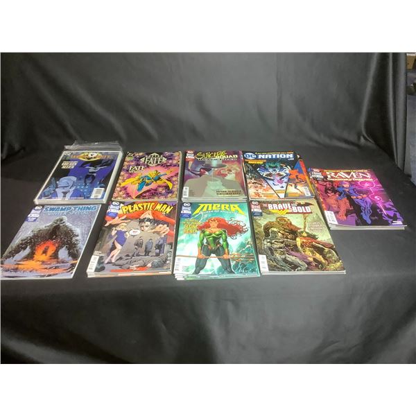 LARGE COLLECTION OF COMIC BOOKS TITLES INCLUDE: RAVEN, THE BRAVE & THE BOLD, THE DEMON, PLASTIC