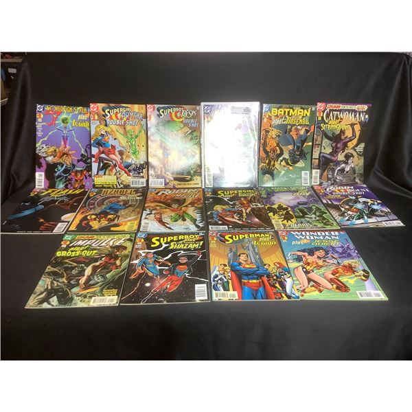 LARGE COLLECTION OF VOLUME 1 COMIC BOOKS TITLES INCLUDE: SUPERGIRL, ROBIN, GREEN LANTERN, SUPERBOY,