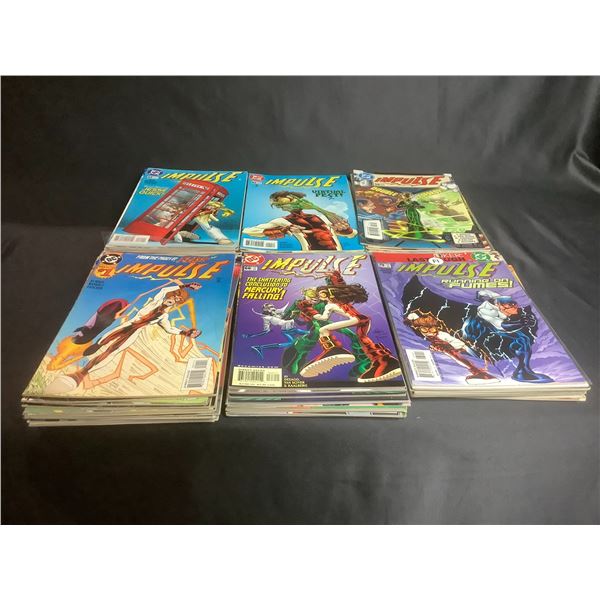 LARGE COLLECTION OF IMPULSE COMIC BOOKS