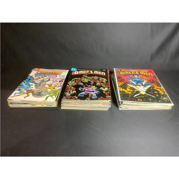 LARGE COLLECTION OF COMIC BOOKS TITLES INCLUDE: CAN YOU SOLVE IT BEFORE WE DO? CHALLENGE! & THE