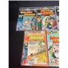 Image 2 : 7 WONDER WOMAN 25 CENT FACE VALUE COMIC BOOKS