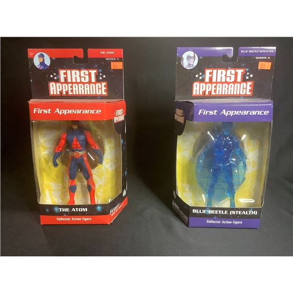 *BOTH NEW* FIRST APPEARANCE COLLECTOR ACTION FIGURES : BLUE BEETLE (STEALTH) & THE ATOM