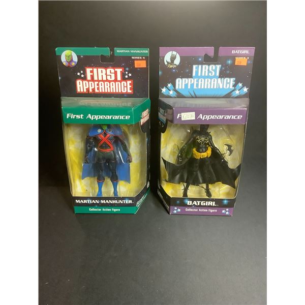 *BOTH NEW* FIRST APPEARANCE COLLECTOR ACTION FIGURES : BATGIRL & MARTIAN MANHUNTER