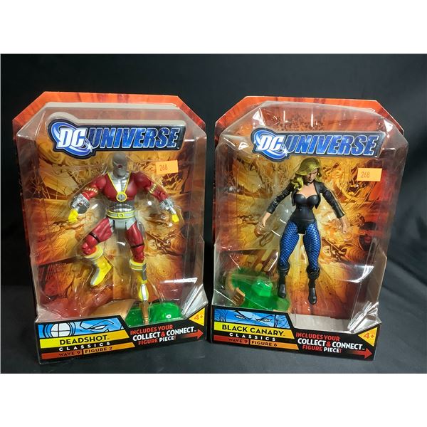 *BOTH NEW* DC UNIVERSE ACTION FIGURES : BLACK CANARY & DEADSHOT