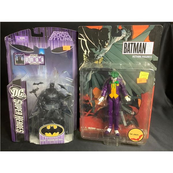 *BOTH NEW* DC ACTION FIGURES : KNIGHT SHADOW BATMAN & THE JOKER