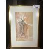 Image 1 : FRAMED PRINT BY GALLOWAY "THE WORD" 28 X 19"