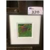 Image 1 : FRAMED ORIGINAL ART SIGNED ON BACK 2001 10 X 10"