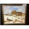 Image 1 : FRAMED ORIGINAL OIL ON CANVAS BY M BUSCH 22.5 X 26.5"