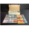 Image 2 : BOX OF ASSORTED BASEBALL CARD PUZZLE PIECES, STICKERS, & MORE