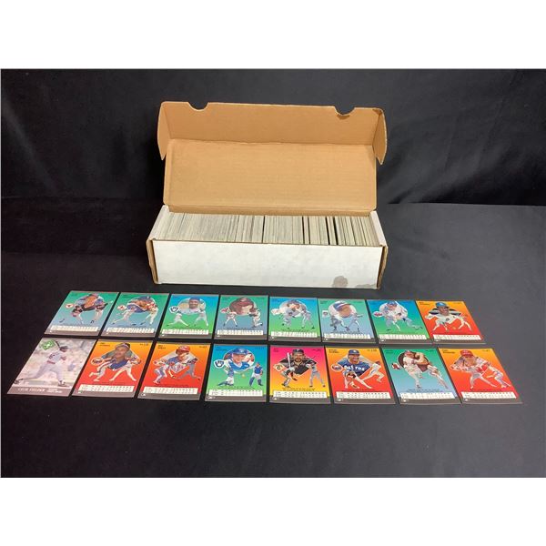 BOX OF ASSORTED FLEER BASEBALL CARDS