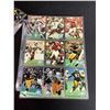 Image 8 : 17 SHEETS OF PRO SET FOOTBALL CARDS