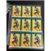 Image 8 : 16 SHEETS OF FLEER FOOTBALL CARDS