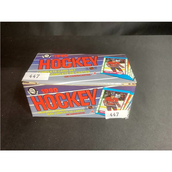 BOX OF O-PEE-CHEE 1990 HOCKEY CARDS COMPLETE SET