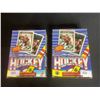 Image 2 : 2 BOXES OF SEALED 1991-1992 O-PEE-CHEE HOCKEY BUBBLE GUM CARD PACKS