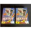 Image 2 : 2 BOXES OF SEALED 1991-1992 O-PEE-CHEE HOCKEY BUBBLE GUM CARD PACKS