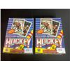 Image 2 : 2 BOXES OF SEALED 1991-1992 O-PEE-CHEE HOCKEY BUBBLE GUM CARD PACKS